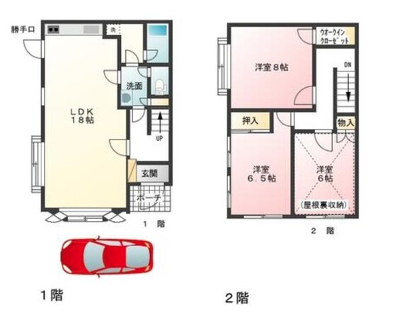 丸山テラスハウスの物件間取画像